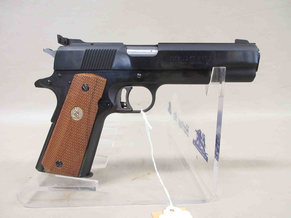 Colt MK IV Series '70 Gold Cup National Match .45-auto semi auto pistol (subject to transfer fee)