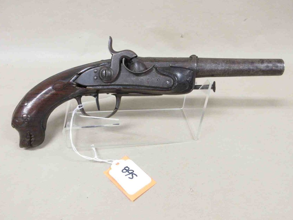 Antique black powder pistol