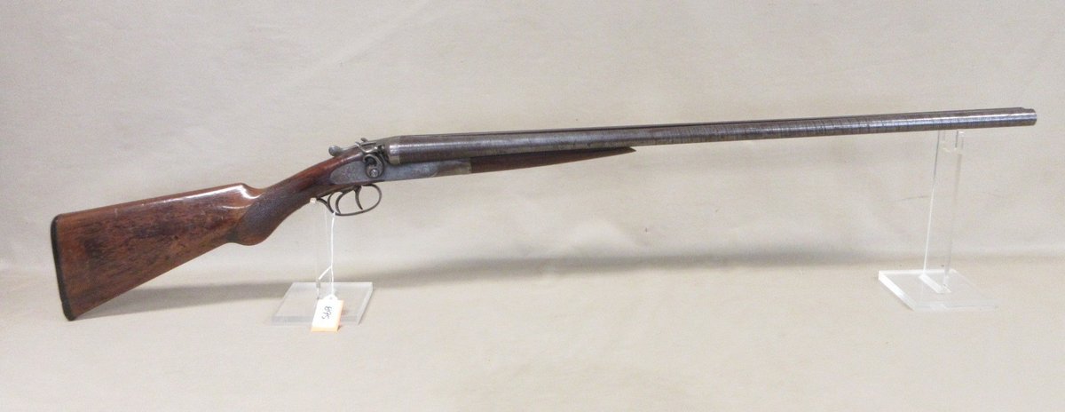Hunter Arms 12-gauge double barrel side by side shotgun (subject to transfer fee)