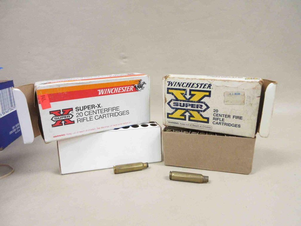 (40) .284 brass shell casings