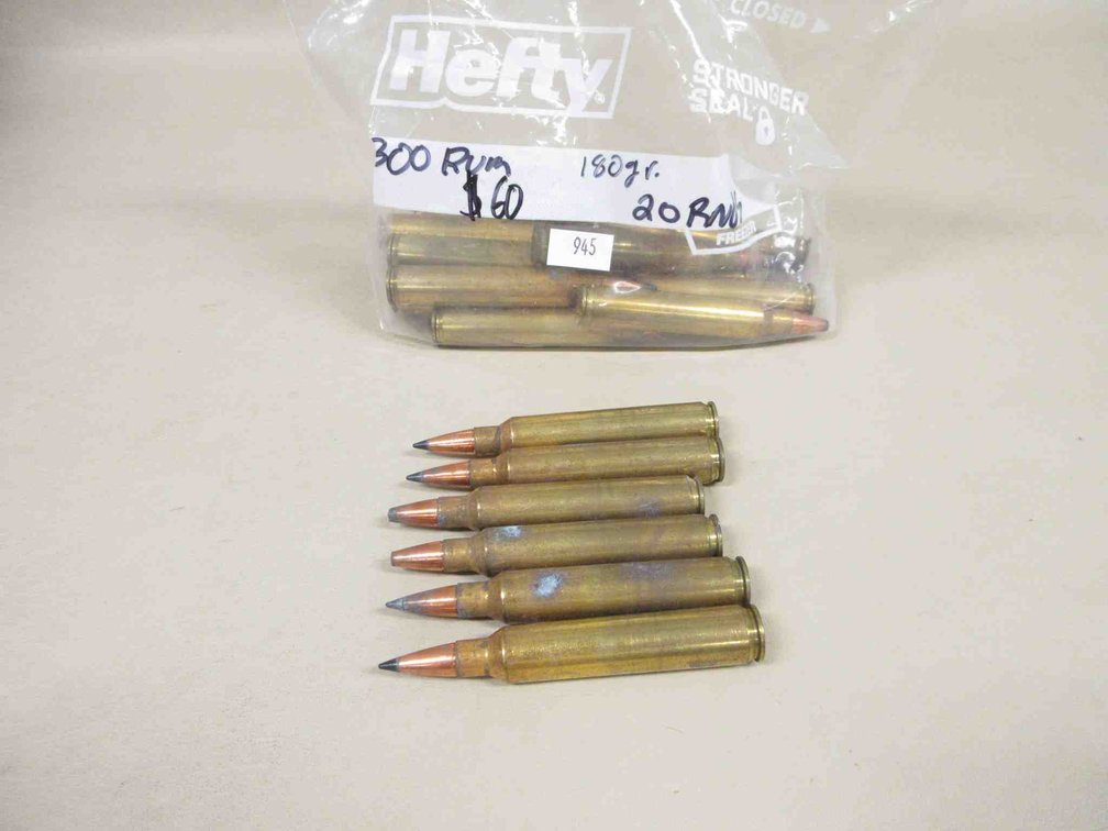 (20) Rounds of .300-REM Ultra MAG ammunition