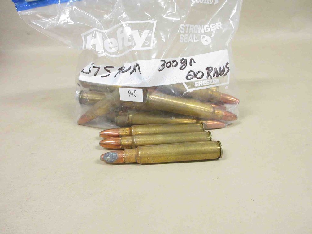 (20) Rounds of .375-REM Ultra MAG ammunition