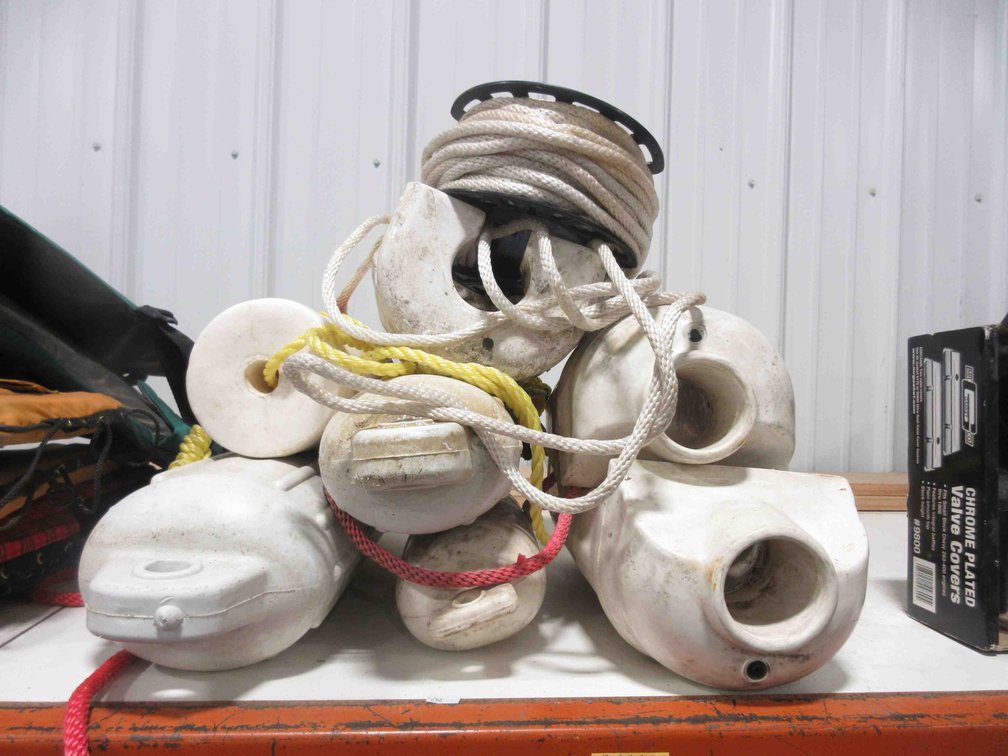 Group of boat bumpers