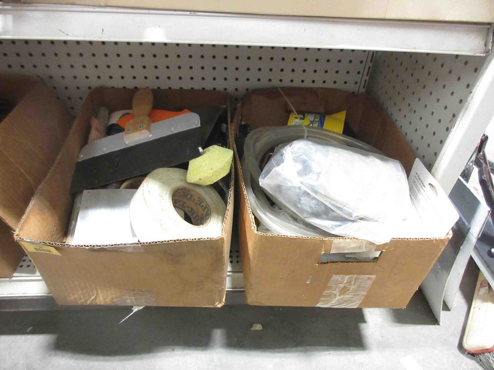 (2) Boxes of shop items