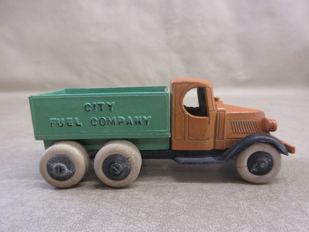 Tootsie Toy truck with City Fuel Company box