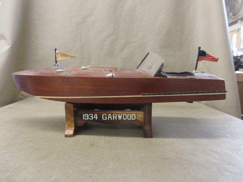 1934 Garwood toy Speed Bot with stand