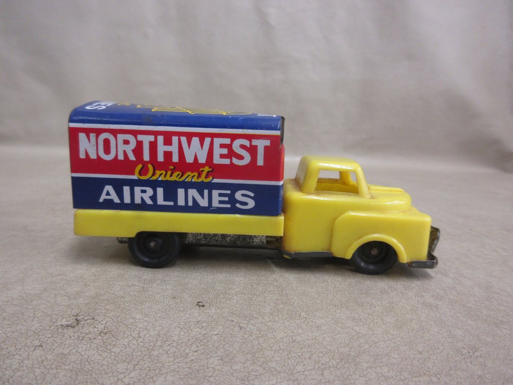 Pressed metal Northwest Orient Airlines friction truck