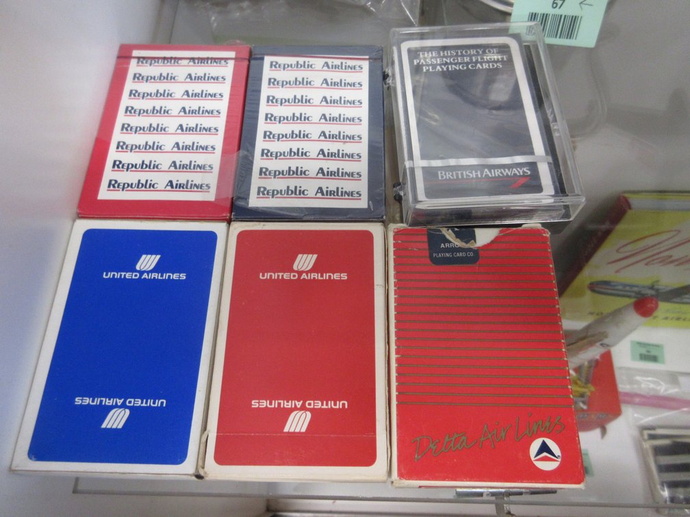 (6) Decks airline playing cards
