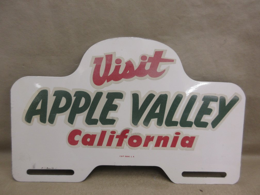 Steel license plate topper