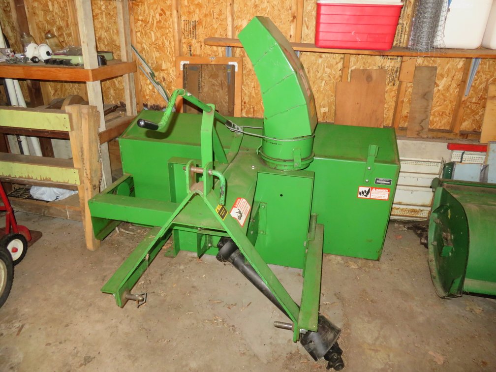 John Deere 666 3-pt snowblower (now located at our facility)
