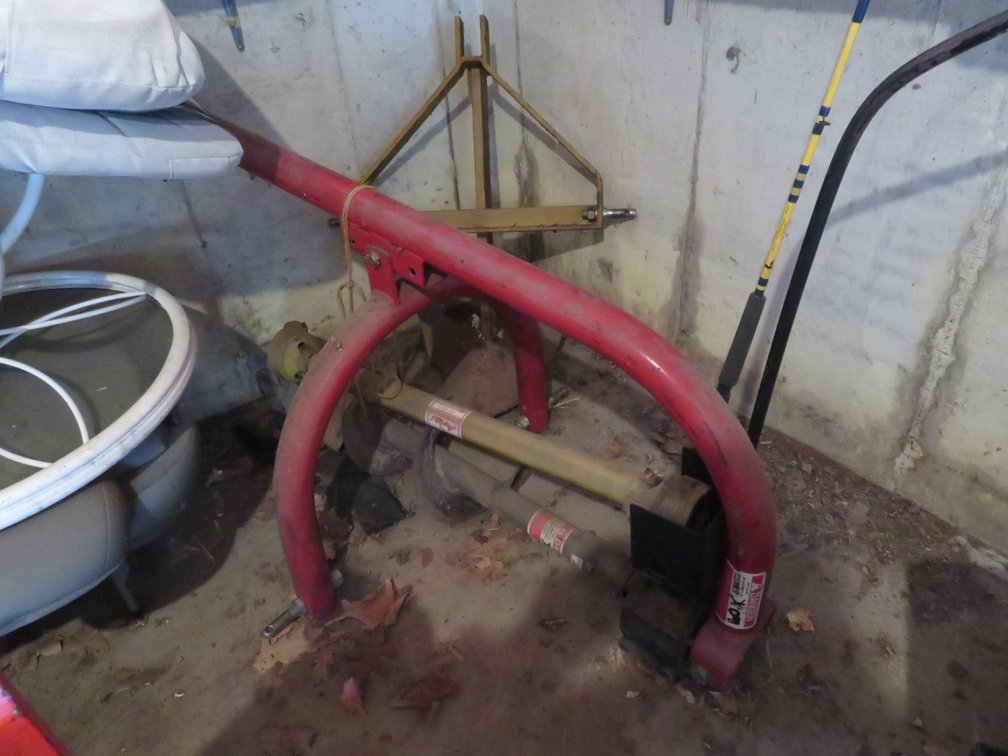 Work Saver 3-pt post hole digger (now located at our facility)