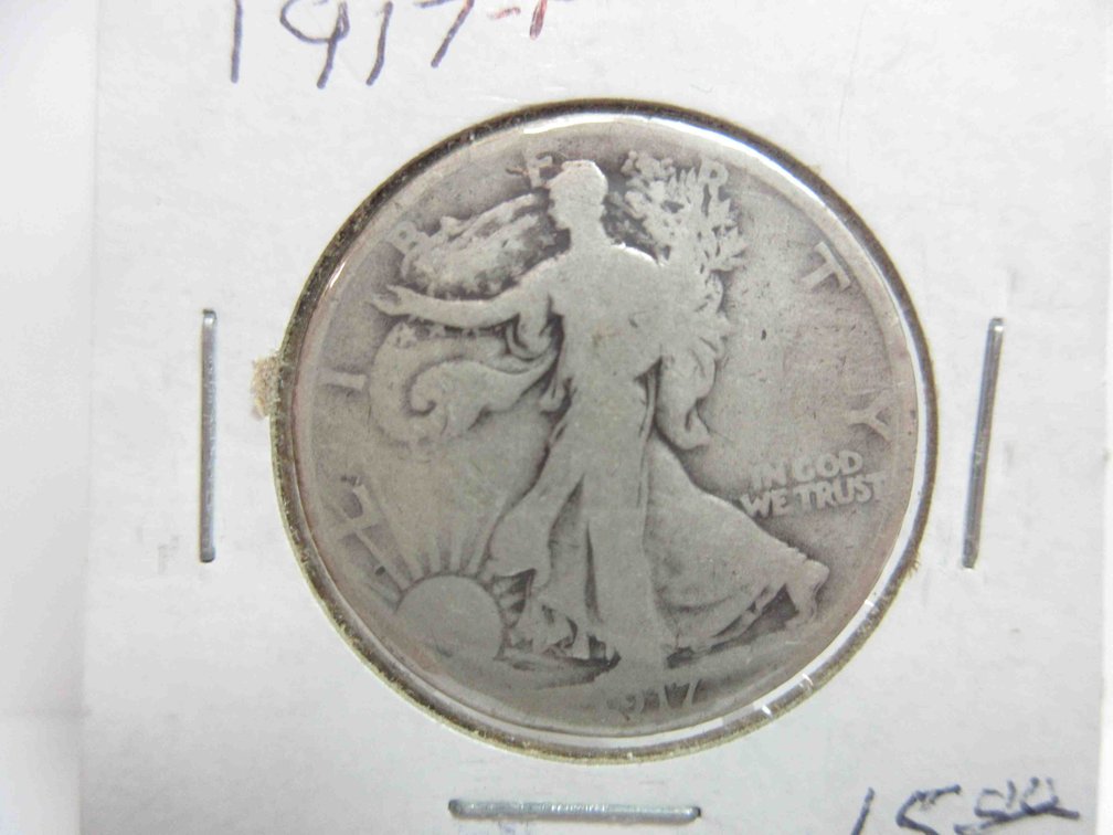 1917 Walking Liberty half dollar
