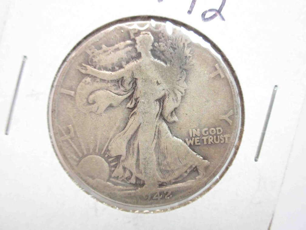 1942 Walking Liberty half dollar