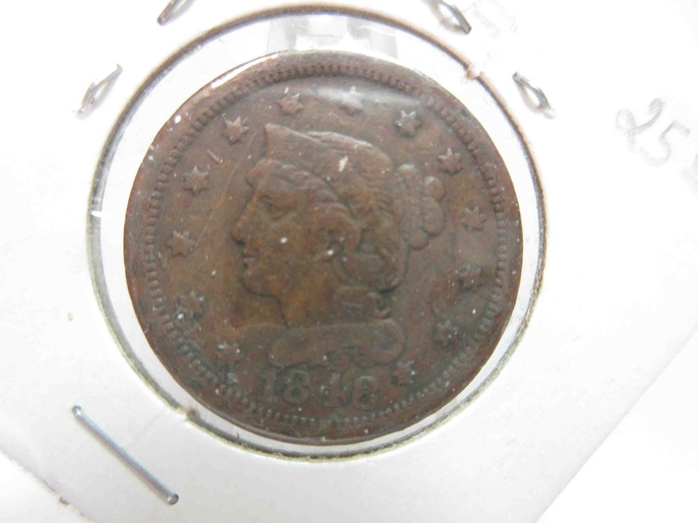 1848 Braided hair large cent