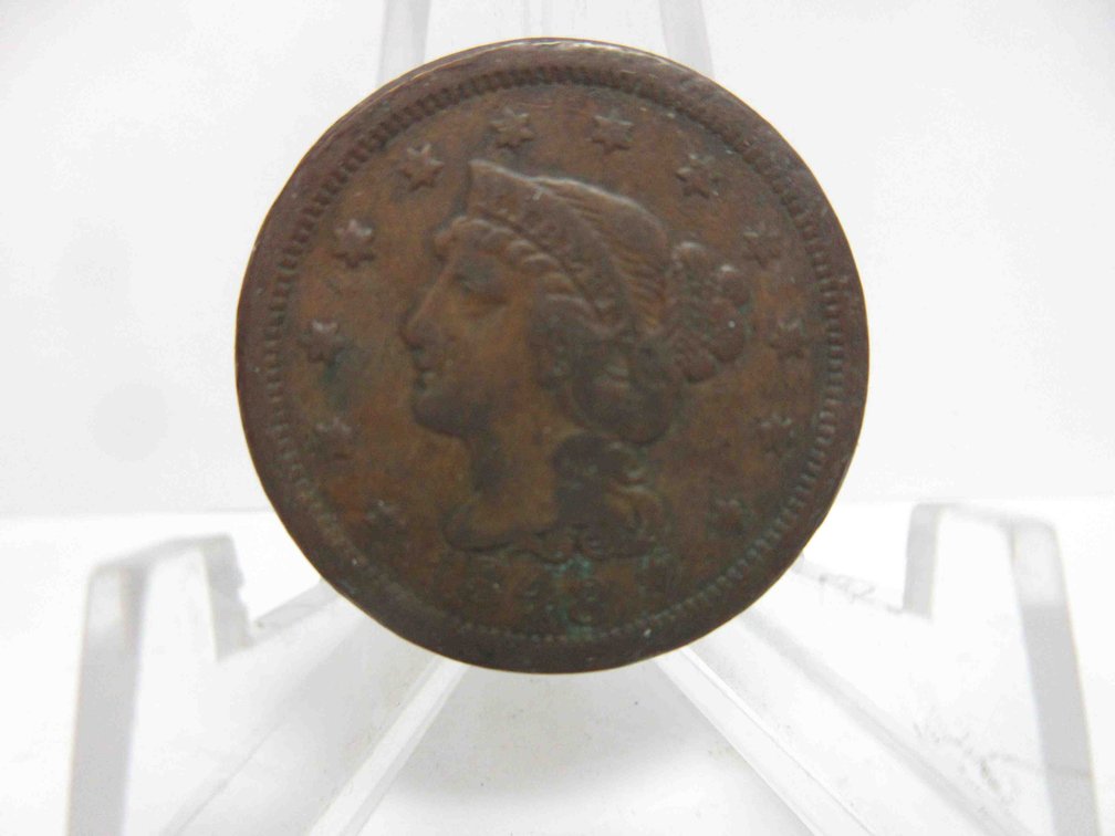 1848 Braided hair large cent