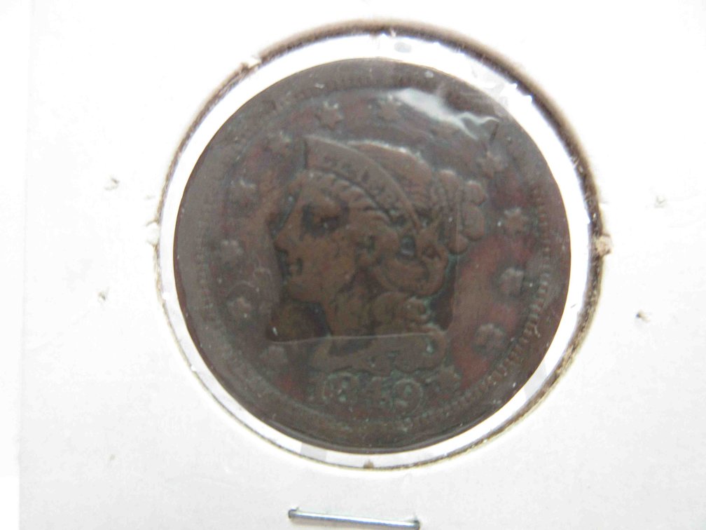 1849 Braided hair large cent