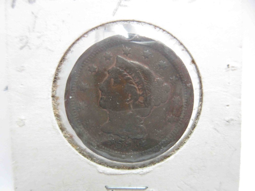 1851 Braided hair large cent