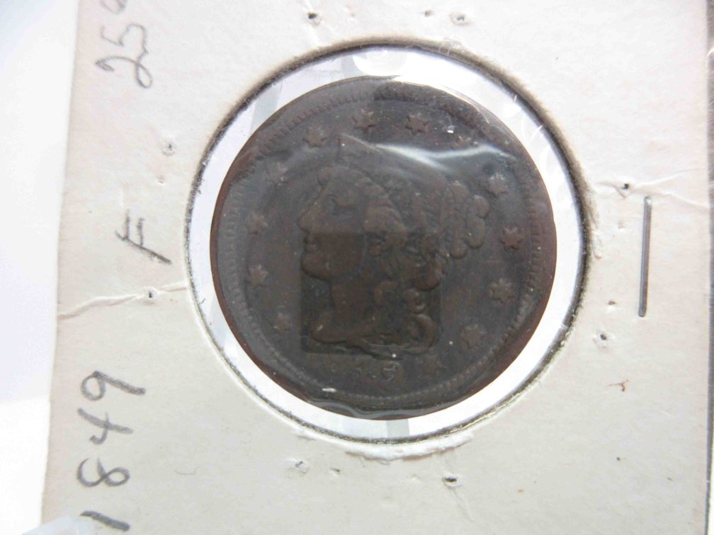 1849 Braided hair large cent