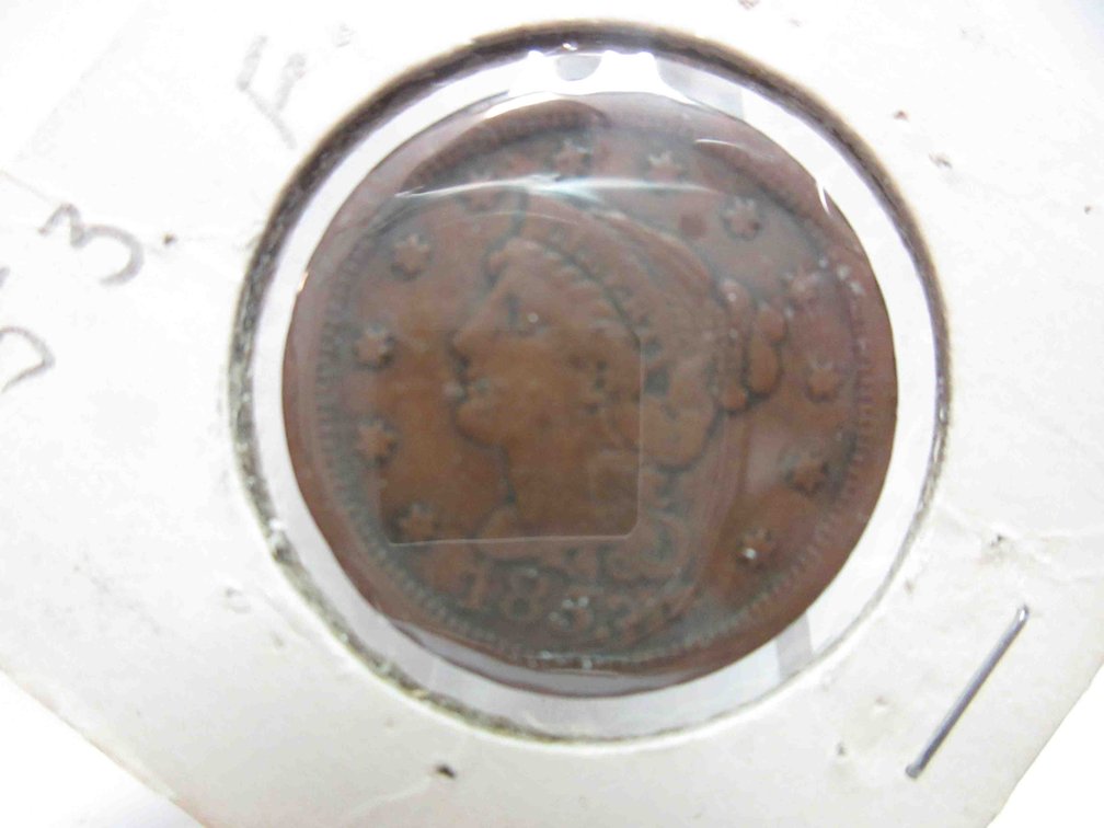 1853 Braided hair large cent
