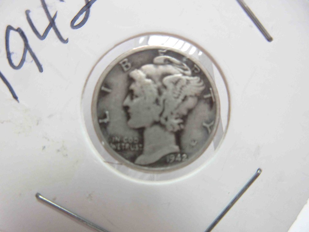 1942-D Mercury dime
