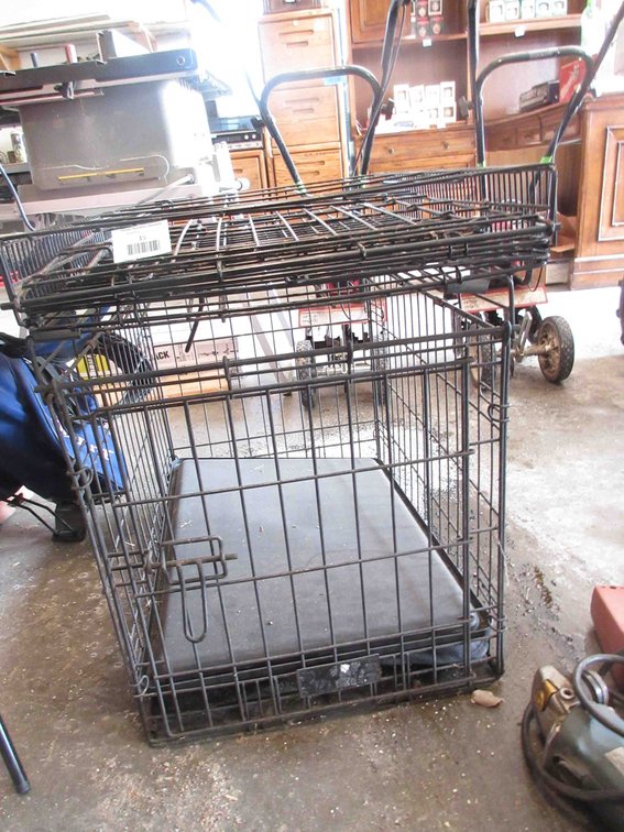 (2) Small folding pet crates