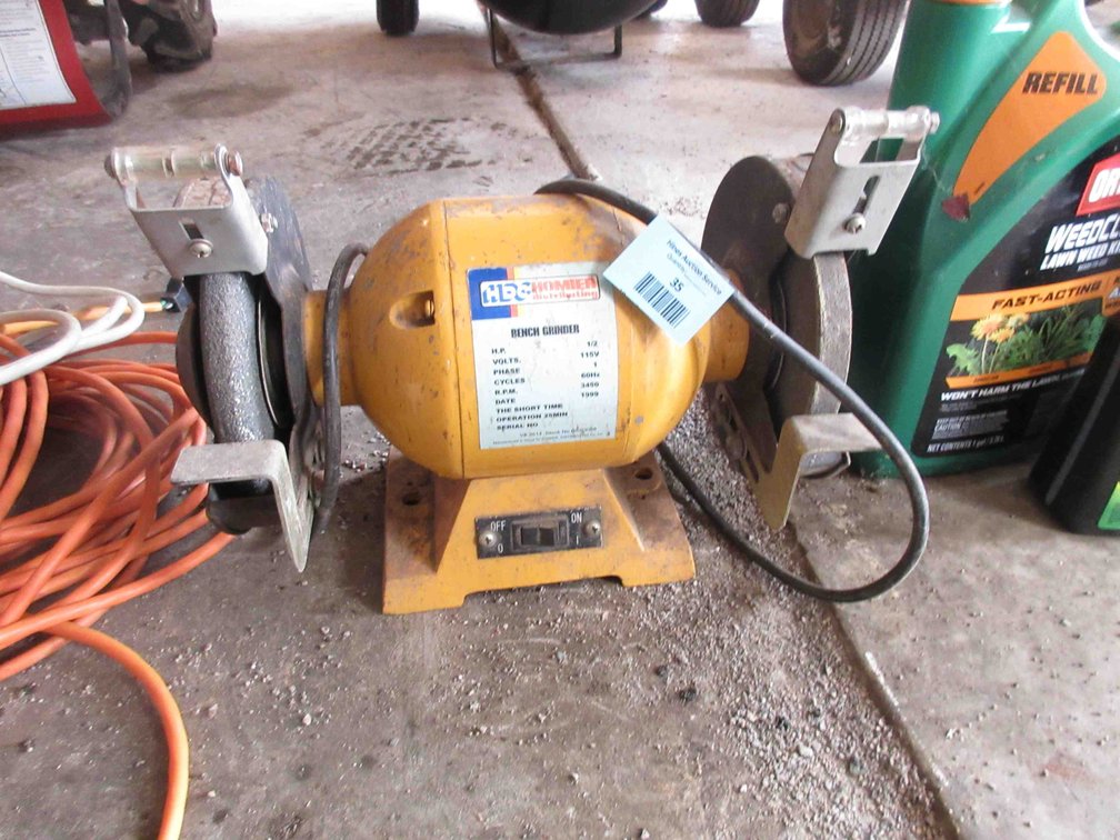 Homer Distributing bench grinder