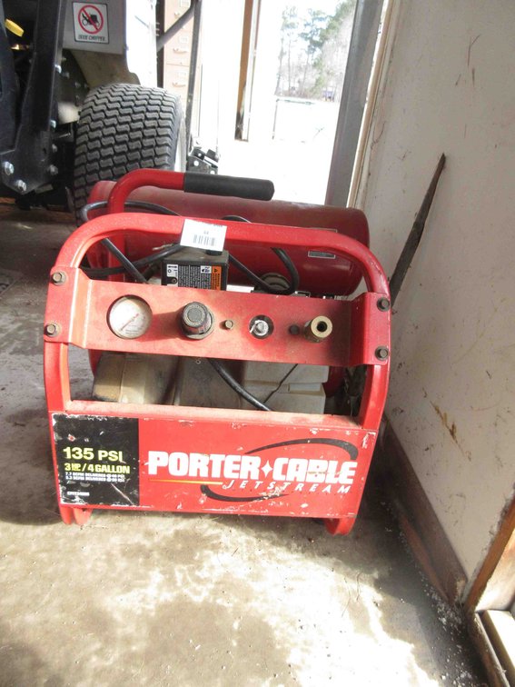 Porter Cable dual tank air compressor