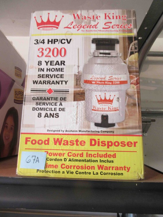 Waste King Legend Series garbage disposal