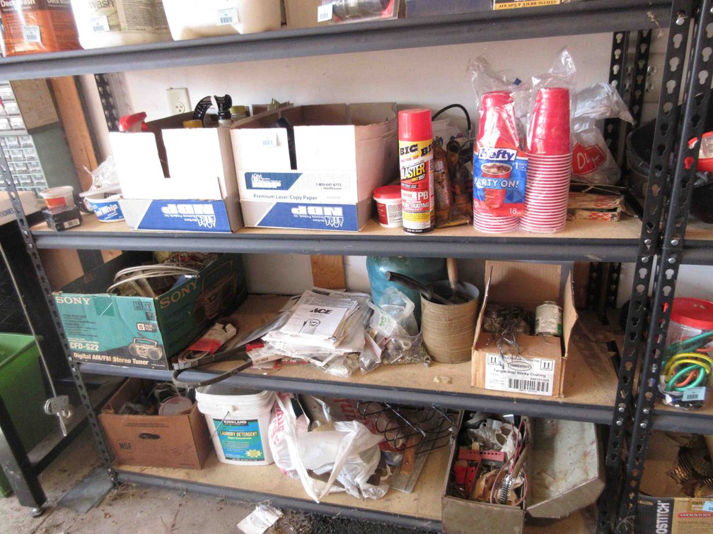 Contents of (3) lower shelves