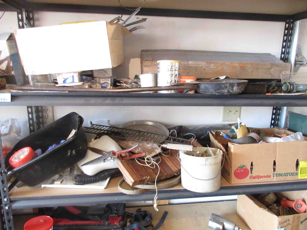 Contents of (2) shelves