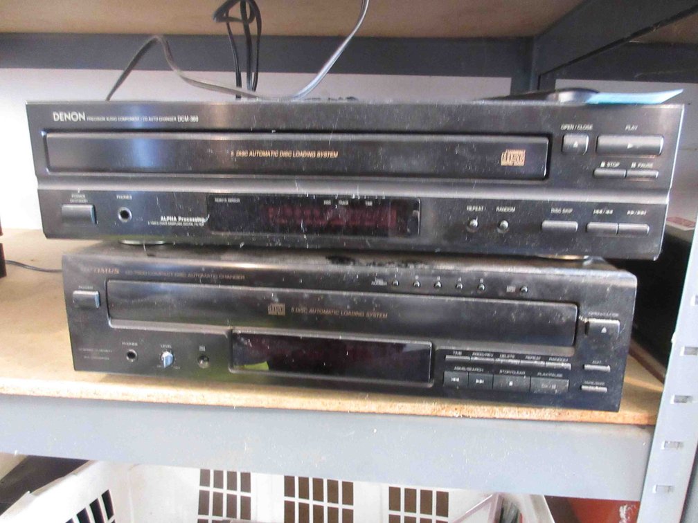 (2) CD players (no remotes)