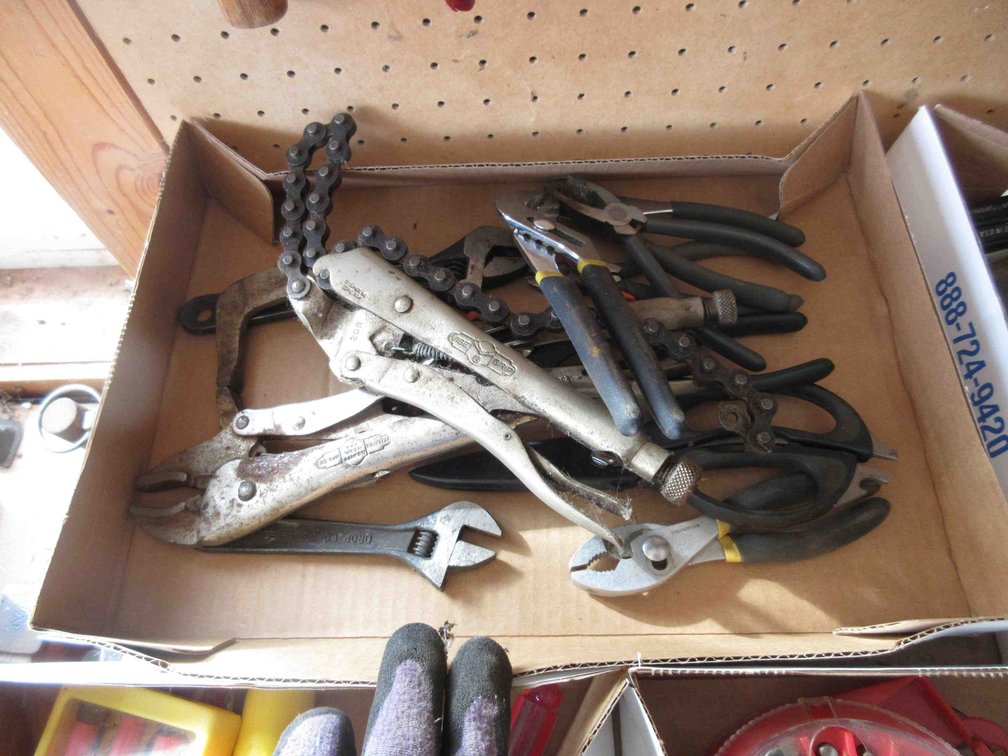 Flat of tools