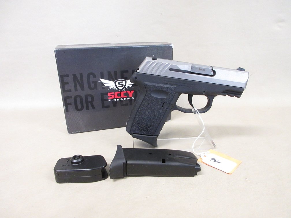SCCY model CPX-2 9mm semi auto pistol (subject to transfer fee)