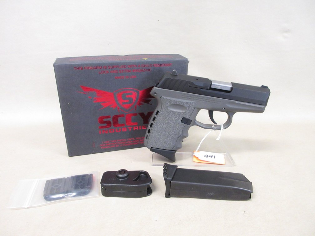 SCCY model CPX-2 9mm semi auto pistol (subject to transfer fee)