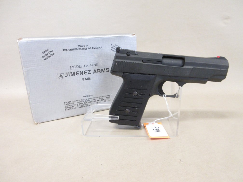 Jimenez Arms Inc model JA Nine 9mm semi auto pistol (subject to transfer fee)