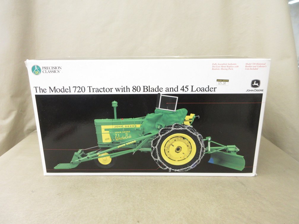 Ertl Classics The Model 720 Tractor with 80 Blade and 45 Loader in box