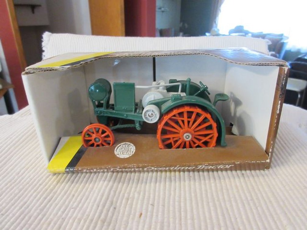 Ertl John Deere overtime die cast tractor in box