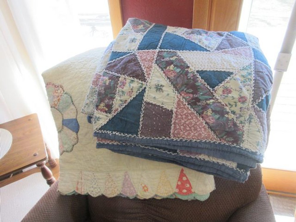 (2) Handmade quilts