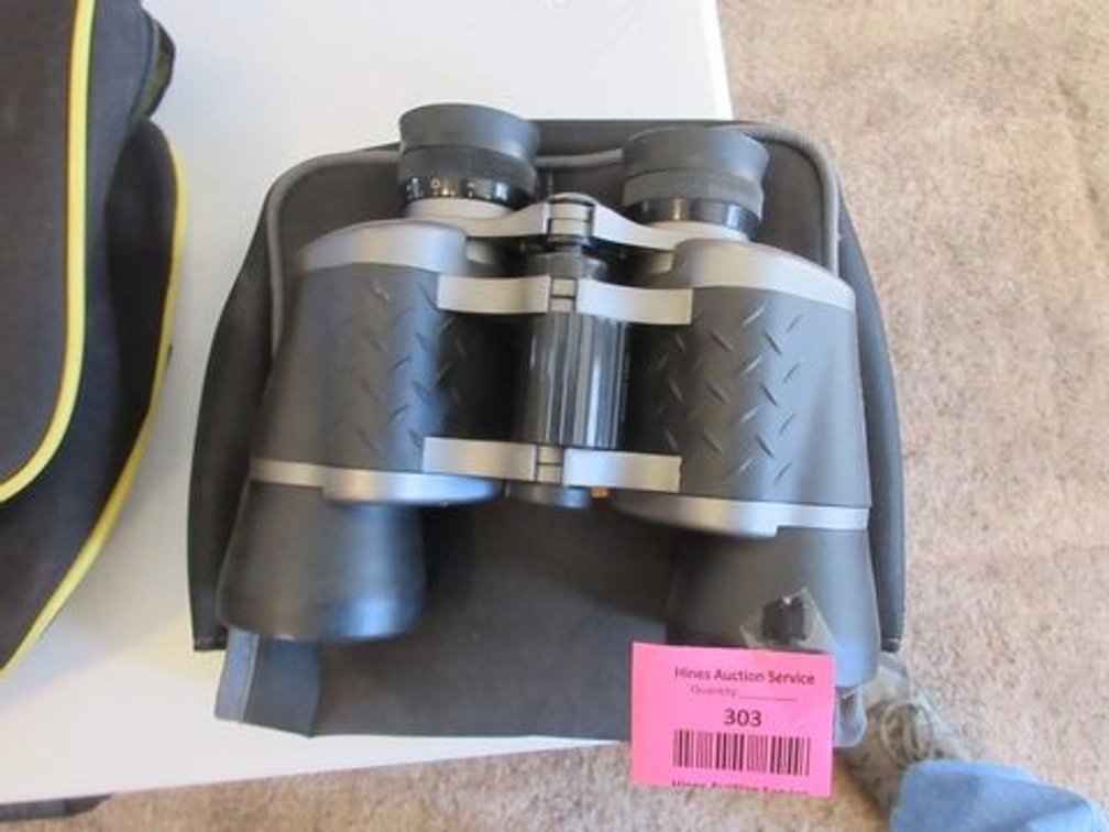 Pair of Focal binoculars with soft case