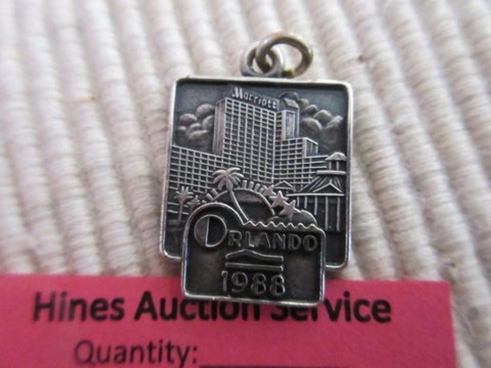 Sterling 1988 Orlando charm