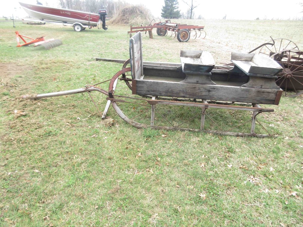 Antique horse drawn sleigh
