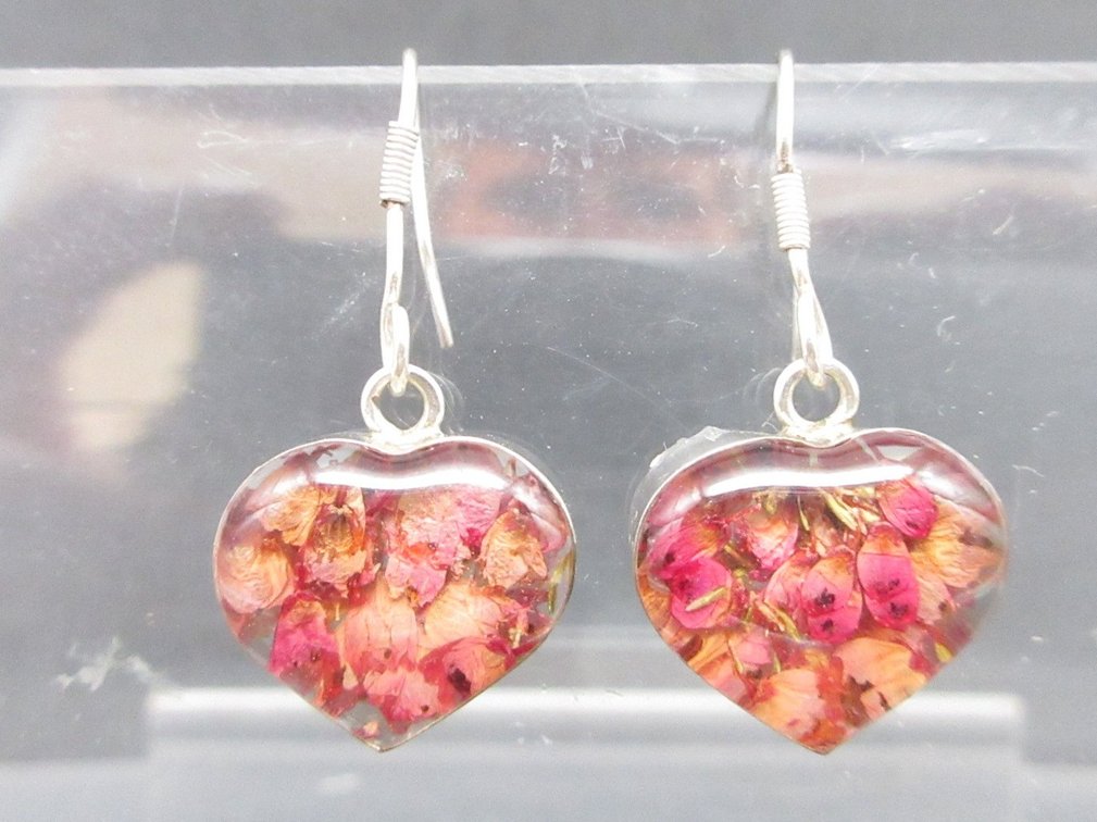 Sterling silver dangle earrings