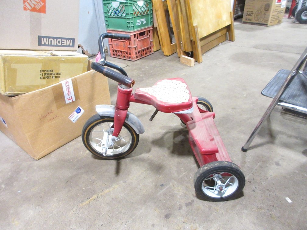 Pressed steel tricycle