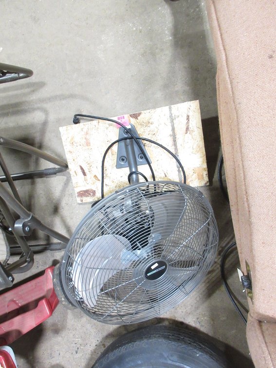 Master Force wall-mount electric fan