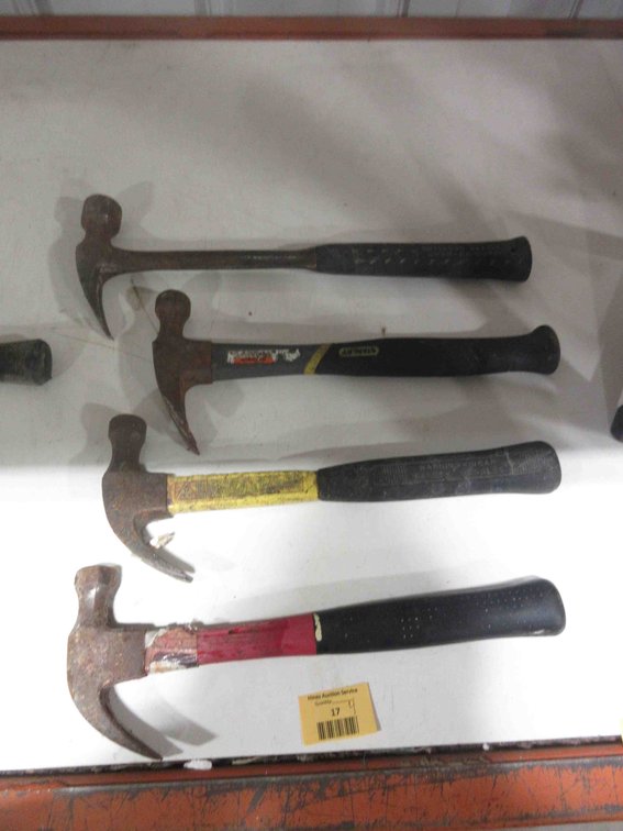 (4) Claw hammers
