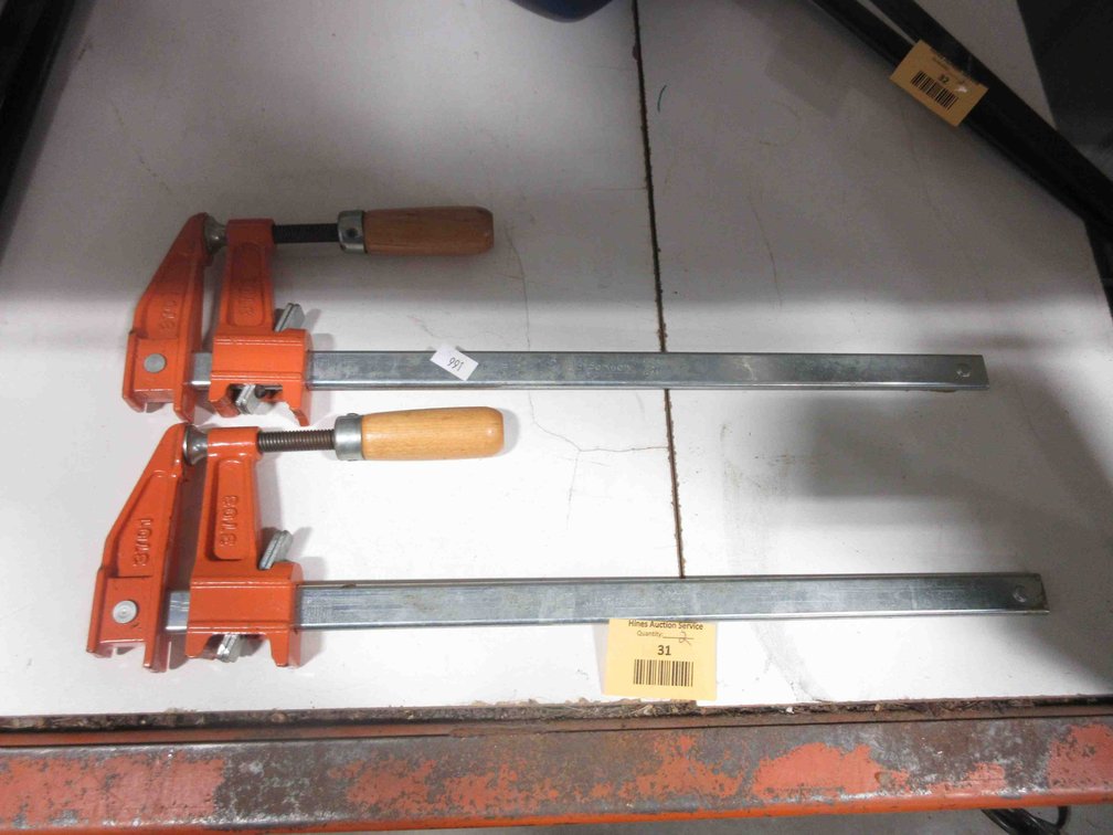 (2) Jorgensen bar clamps