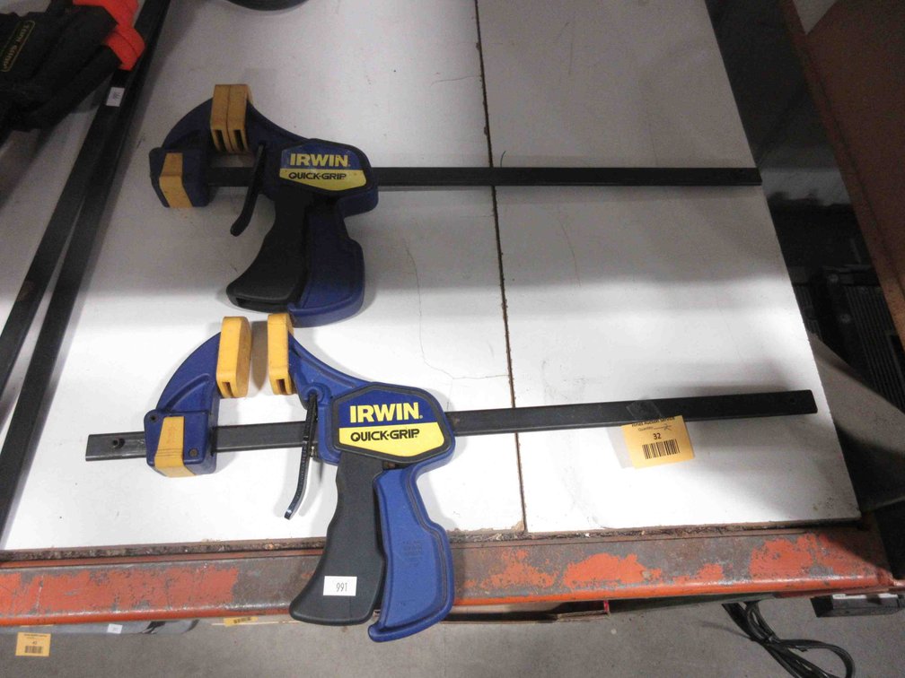 (2) Irwin Quick-Grip bar clamps
