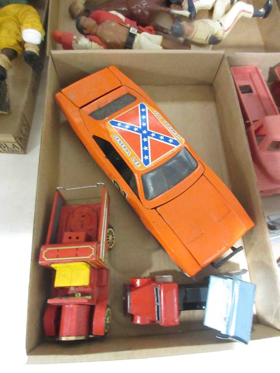 (3) Vintage toy cars
