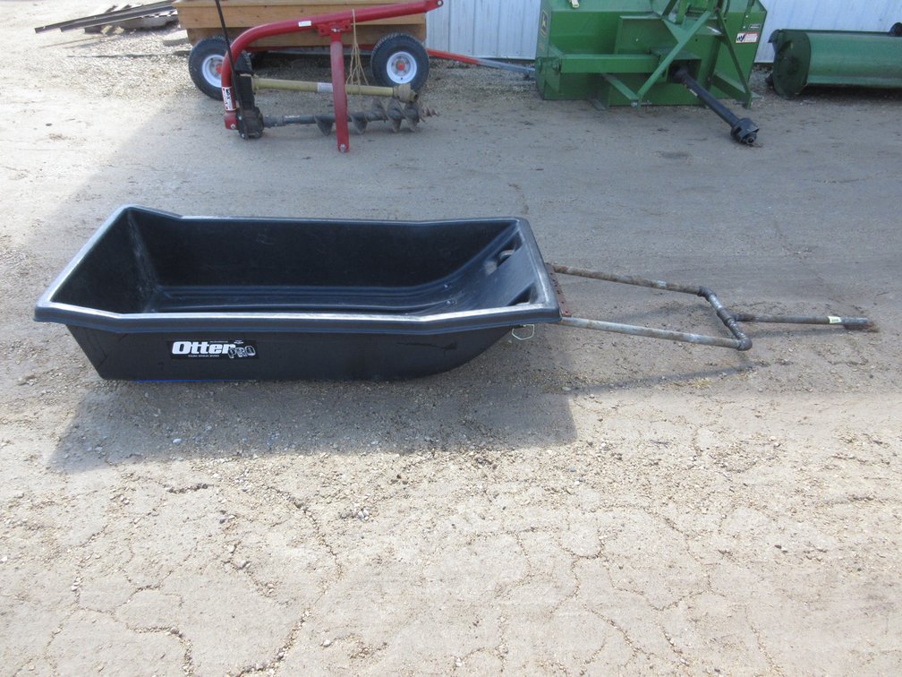 Otter Pro heavy duty poly sled with pipe handles