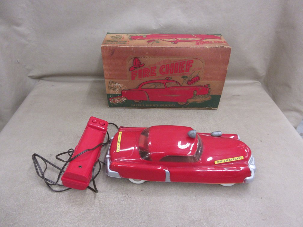 General Plastics Remote Control Fire Chief car